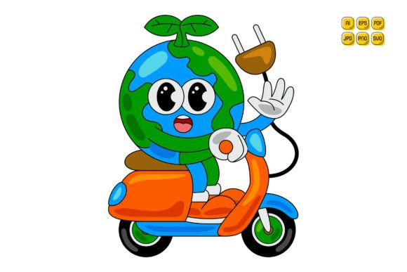 Cartoon Earth Character Vector Art 16: A Review for Graphics and Illustrations