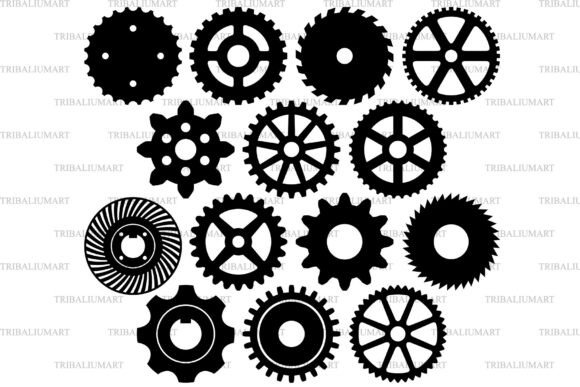 Gear Collection SVG Bundle: Premium Graphics and Icons for Bold Branding