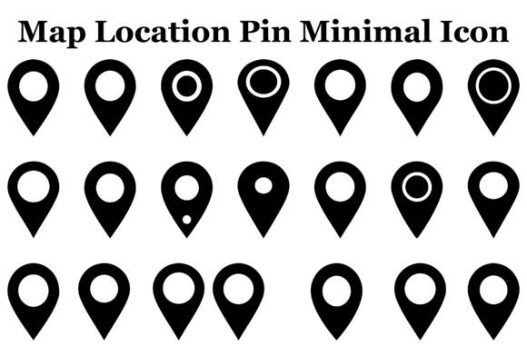 Map Location Pin Minimal Icon Bundle Review