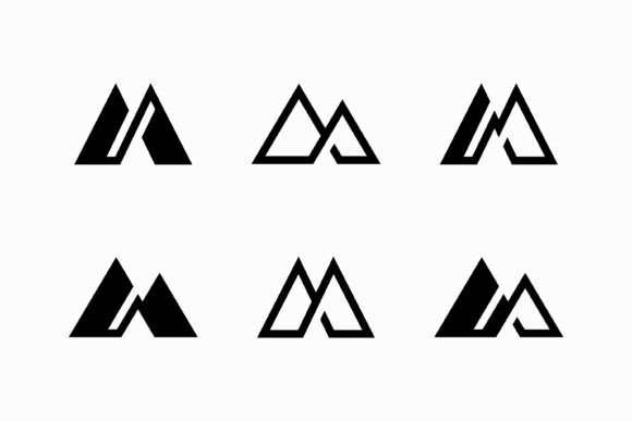Modern M Logo for Mountain Outdoor Graphics & Illustrations Review