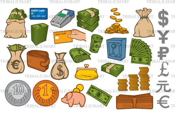 Money Icons Set - Finance: A Designer's Review of Graphics and Icons