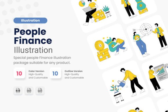 People Finance Illustration: A Designer's Take on Modern Graphics