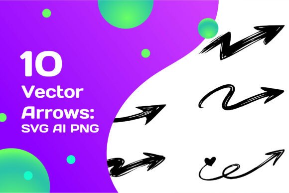 Reviewing 10 Essential Vector Arrows SVG AI PNG Graphics
